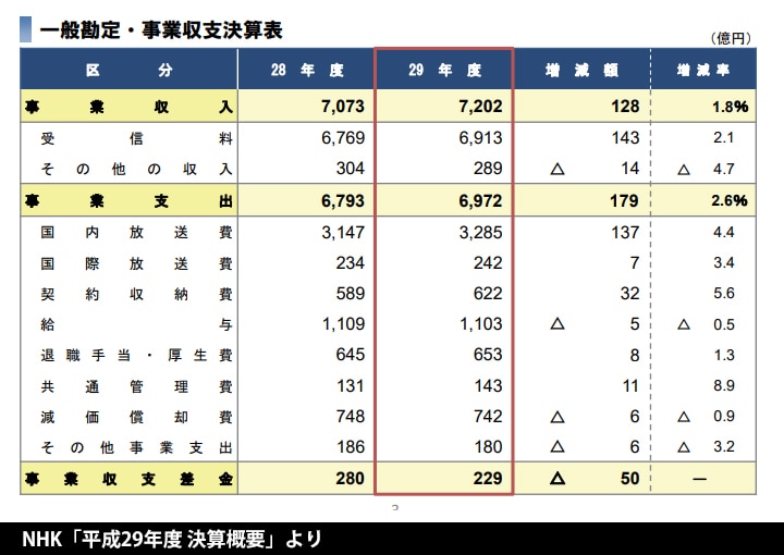 平成29年度 決算概要