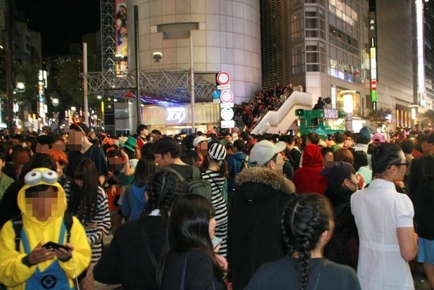 2018年の渋谷ハロウィーンの様子